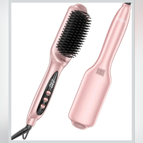 Landot Rose Gold Hair Straightening Brush - Picture 7 of 15